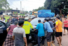 Pulang Mudik, Kecelakaan Beruntun di Jalintim, Libatkan Tiga Kendaraan, Tak Ada Korban Jiwa