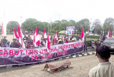 Massa Tuntut Pencabutan Izin Perusahaan Sawit