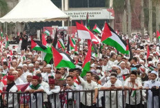 Warga Palembang Bersatu pada Aksi Bela Palestina di Halaman DPRD Sumsel. Desak PBB Lakukan Ini Pada PM Israel!