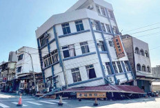  Waduh, Gempa Terkuat di Taiwan dalam 25 Tahun Terakhir, 26 Bangunan Ambruk dan Miring, Renggut 4 Jiwa
