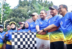 Alumni Bisa Jadi Agen Perubahan, Jalan Sehat dan Bakti Sosial IKA UII  Dilepas Gubernur Sumsel