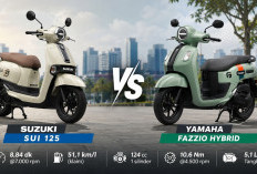 Geger! Suzuki Sui 125 Tantang Yamaha Fazzio, Siapa Raja Skutik Retro 125cc?