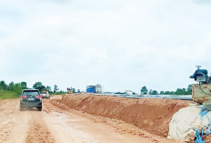 Enam Ruas Tol Baru Gratis Lebaran 2026, Ruas Keramasan-Jembatan Musi V Jalan Alternatif Berupa Tanah Liat