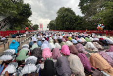 Padat Jamaah, Salat Idul Adha di Masjid Agung Palembang Tak Seramai Idul Fitri