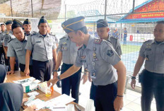 Usai Apel Jajaran Rutan Palembang Mendadak Dites Urine, Ternyata Ini Hasilnya