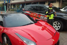 Viral Ferrari vs Pajero Hebohkan Jalanan Palembang, Pemilik Ngaku Hanya Tes Usai Perbaiki Mobil