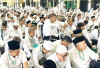 Mulai Persiapan Haji, Ribuan Calon Jemaah Haji Kota Palembang Ikuti Manasik