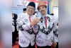 Teguh Sumarno Kukuhkan Ketua, Sekum  dan Anggota Pengurus PGRI Sumsel Periode 2024-2029 