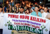 Sukacita Sambut Tahun Baru Islam, Warga Muara Enim Gelar Pawai Obor