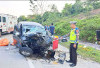 Pulang Liburan, Karyawati Bank, Ayah dan Keponakan serta Polisi Jadi Korban Tabrakan di Tol Lampung