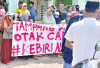 Tuntut Terduga Pelaku Tinggalkan Ponpes, Sekitar Seratus Warga Gelar Demo