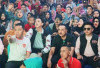 Ribuan Suporter Fanatik Timnas Indonesia Nobar di Posko Fitri-Nandri, Timses: Modal Jemput Kemenangan Pilkada