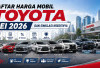 Auto Ngiler! Daftar Harga Toyota Terbaru 2026, Mulai Agya hingga Zenix Hybrid