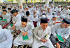 Ribuan Qori-Qoriah Gelar Khataman Alquran dan Doa Bersama Jelang Hari Jadi Palembang 