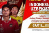 CATAT, Inilah 6 Tempat Nobar Gratis Timnas Indonesia vs Uzbekistan di Muara Enim!