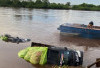 2 Mobil Pick Up Bermuatan Sawit,  Tercemplung ke Sungai di Air Salek, Begini Kronologis Kejadiannya!