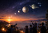 VIRAL! 6 Planet  Berjajar Serentak Muncul di Langit Ramadan 28 Februari 2026, Begini Cara Melihatnya
