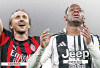 SAN SIRO MEMBARA, AC Milan Jamu Juventus di Stadion Giuseppe Meazza
