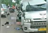 Dua Korban ‘Tumpah’ ke Jalan, 4 Penumpang Tewas Mobil Travel Melebar ke Kanan, Serempetan dengan Dump Truck
