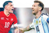  Argentina Andalkan Determinasi Tinggi, Swiss Tak Ingin Bermain Bertahan