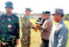 Wujud Nyata Sinergi TNI-Pemda, Bupati OKI Bupati OKI Buka TMMD ke 128 di Desa Pematang Sukatani