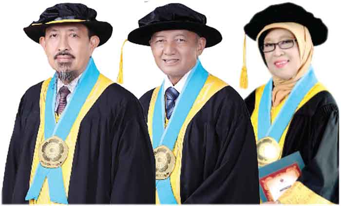 Tiga Profesor Dikukuhkan, FKIP Unsri Tasyakuran