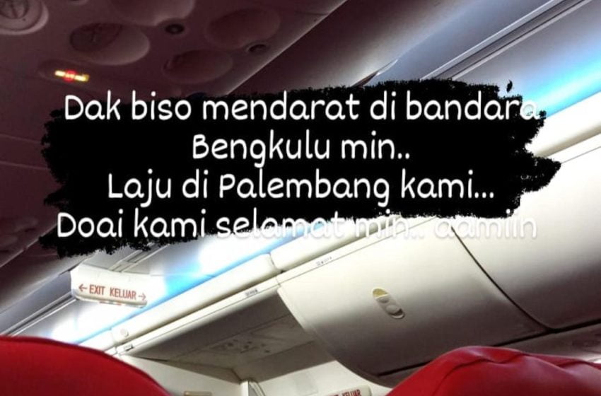 Cuaca Buruk, Lion Air Tujuan Bengkulu Terpaksa Menepi di Palembang