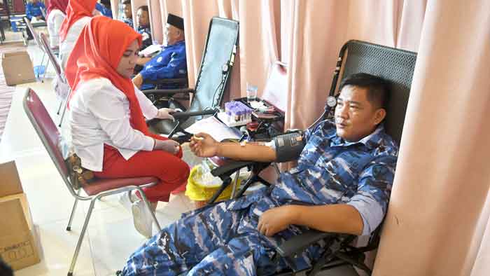 Bantu Masyarakat, Lanud Donor Darah