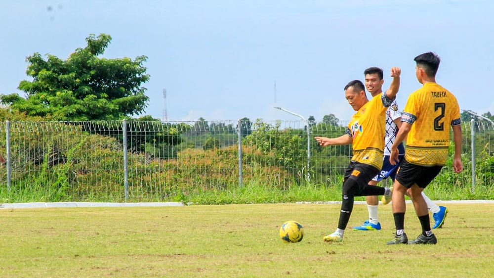 Bhayangkara FC Polres Prabumulih Merumput di Tanjung Senai