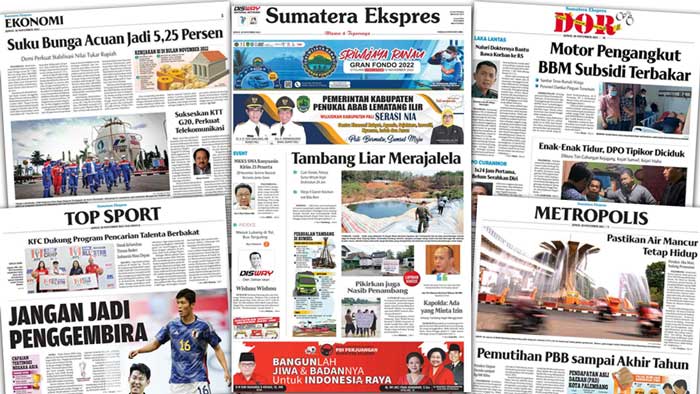 Sumatera Ekspres 18 November 2022