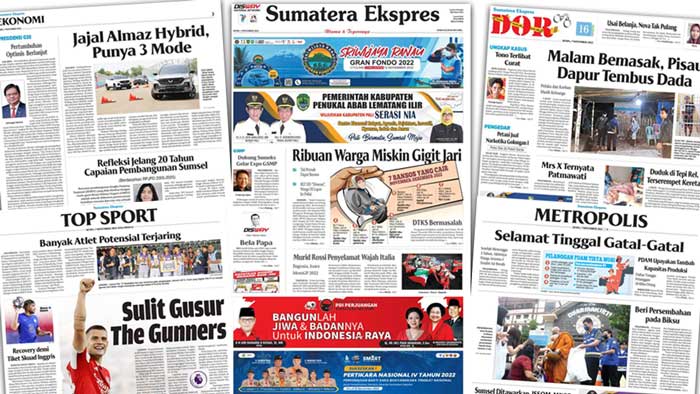 Sumatera Ekspres 7 November 2022