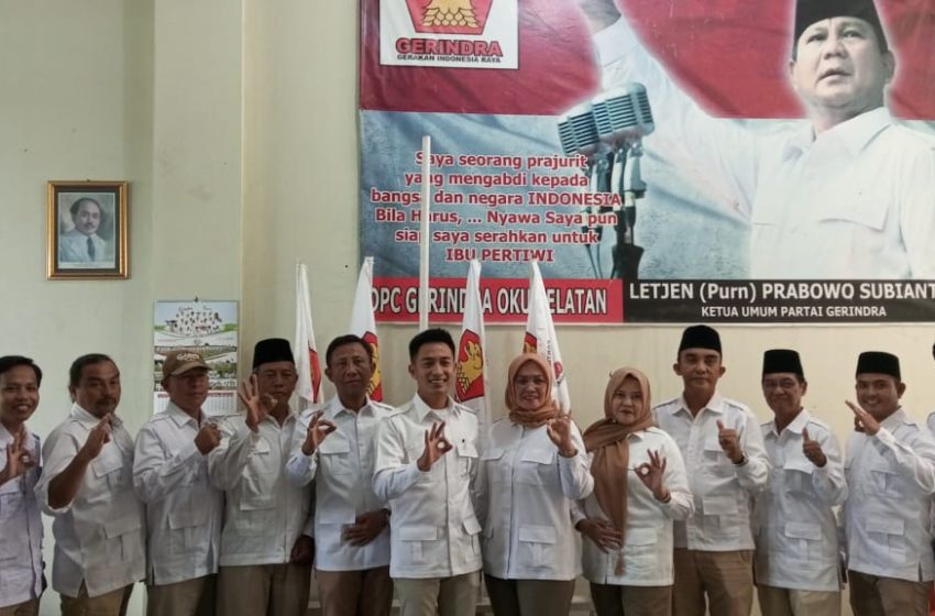 Gerindra OKU Selatan Bertekad Menangkan Prabowo