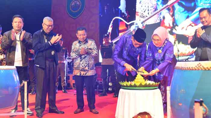 Konser Pesta Rakyat HUT Kabupaten  PALI ke 10 Berlangsung Meriah