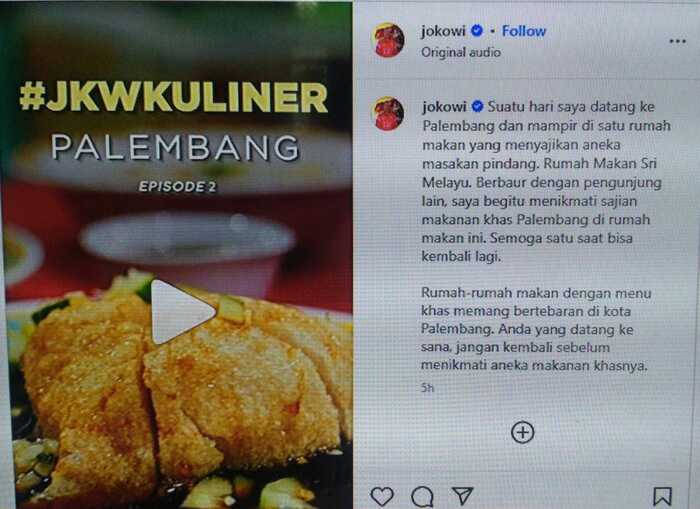 Pengakuan Owner RM Sri Melayu Usai Rumah Makannya Diposting Jokowi di Instagram