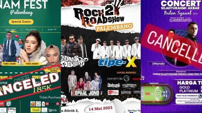 Sedih, Tiga Konser Batal Digelar di Palembang
