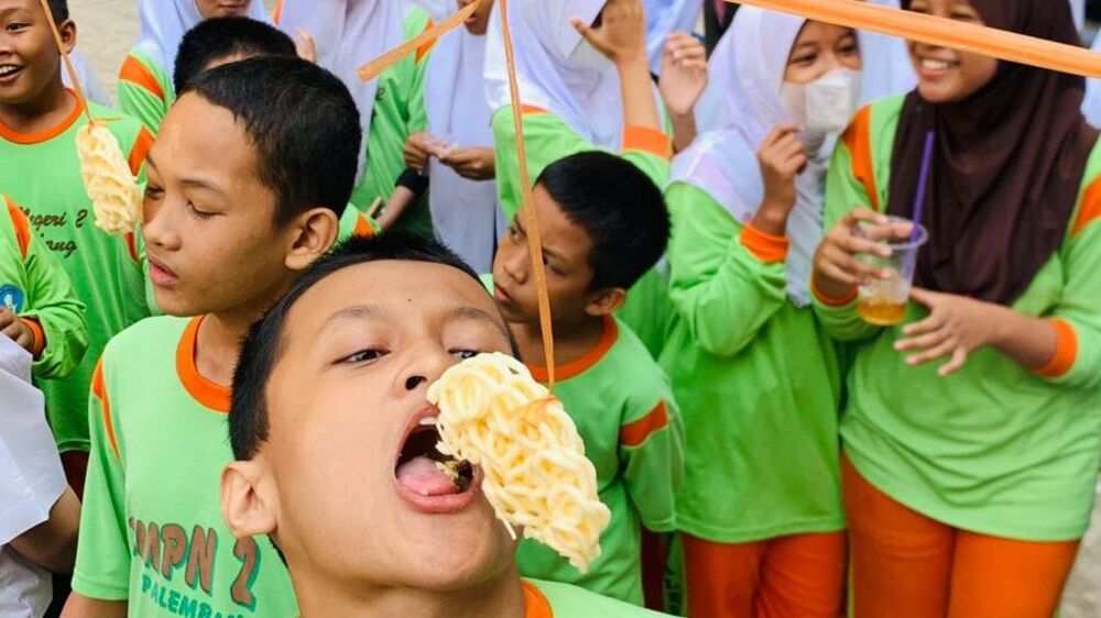Riuh Suara dan Tawa di SMP Negeri 2 Palembang, Berbagai Lomba Seru Meriahkan Ulang Tahun Kemerdekaan
