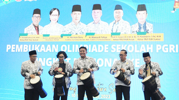 UPGRI Palembang Support Sukseskan Olimpiade Sekolah PGRI Tingkat Nasional 