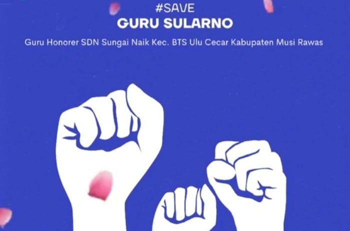Dukungan Meluas, Tagar #SaveGuruSularno Viral