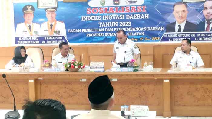 Balitbangda Provinsi Sumsel Sosialisasikan  IID dalam rangka Penilaian IGA  Tahun 2023