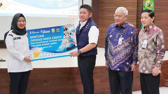 Gubernur Sumsel Inisiasi Kerjasama Csr Bank Sumsel Babel dan Rs Khusus Mata Binar  Provinsi Sumatera Selatan d