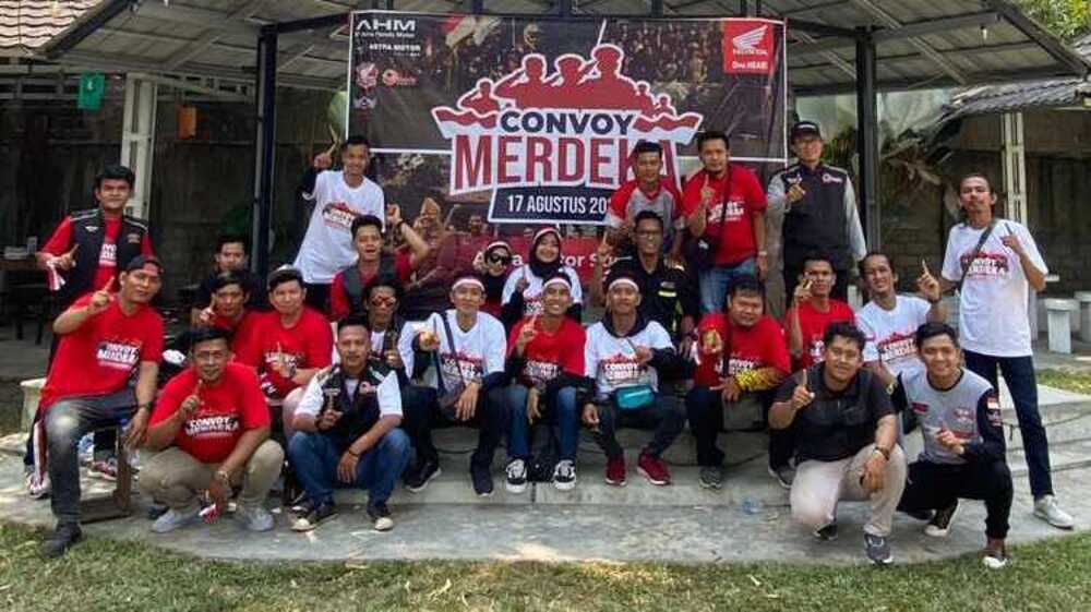 42 Bikers Honda Bergabung dalam ‘Convoy Merdeka’ Meriahkan HUT ke-78 Republik Indonesia