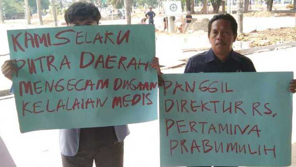 Aksi Demonstrasi di DPRD Sumsel: Tuntutan Copot Direktur RS Pertamina Prabumulih dalam Kasus Malapraktik