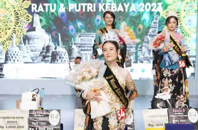 Soraya Angelina, Gadis Berprestasi Asal Muba, Raih Gelar Juara Lomba Ratu Kebaya 2023