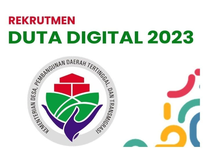 INFO LOWONGAN KERJA! Rekrutmen Duta Digital Kemendesa PDTT 2023, Ada Penempatan di Musi Rawas dan OKU Timur