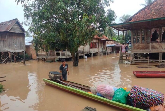 Banjir di Musi Rawas Meluas di Tiga Kecamatan, Satu Desa Terisolir