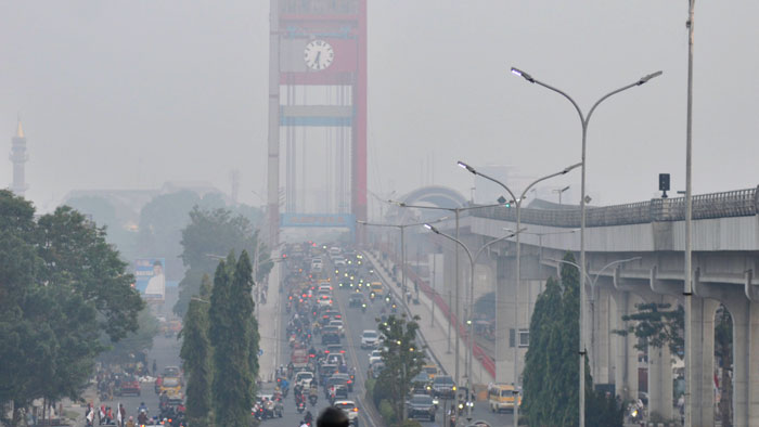 PARAH! Palembang Duduki Peringkat Pertama Kota Paling Berpolusi di Indonesia