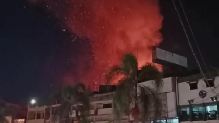 Terjadi Kebakaran di Lorong 99 Pasar di Prabumulih, Api Hanguskan Sebuah Toko
