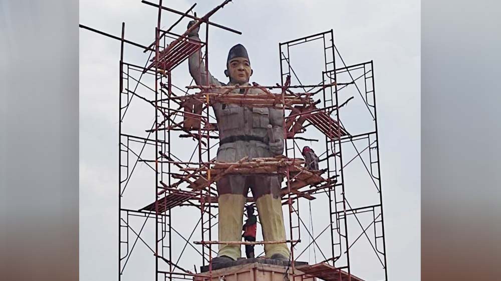 Pembangunan Patung Soekarno Berwajah Gemuk di Banyuasin Tuai Kritik, Jauh Dari Ekspektasi Warga