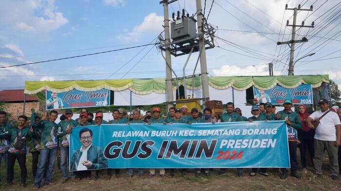 Relawan Buruh Palembang Deklarasikan Dukungan Gus Imin sebagai Calon Presiden RI 2024